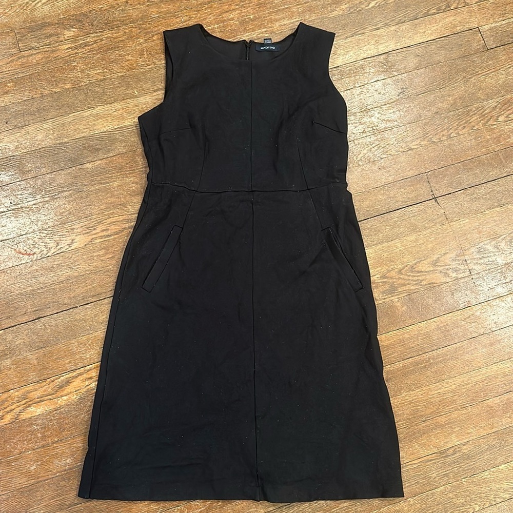 Gorgeous Professional Structured Dress with Pockets Size 12 Lands End